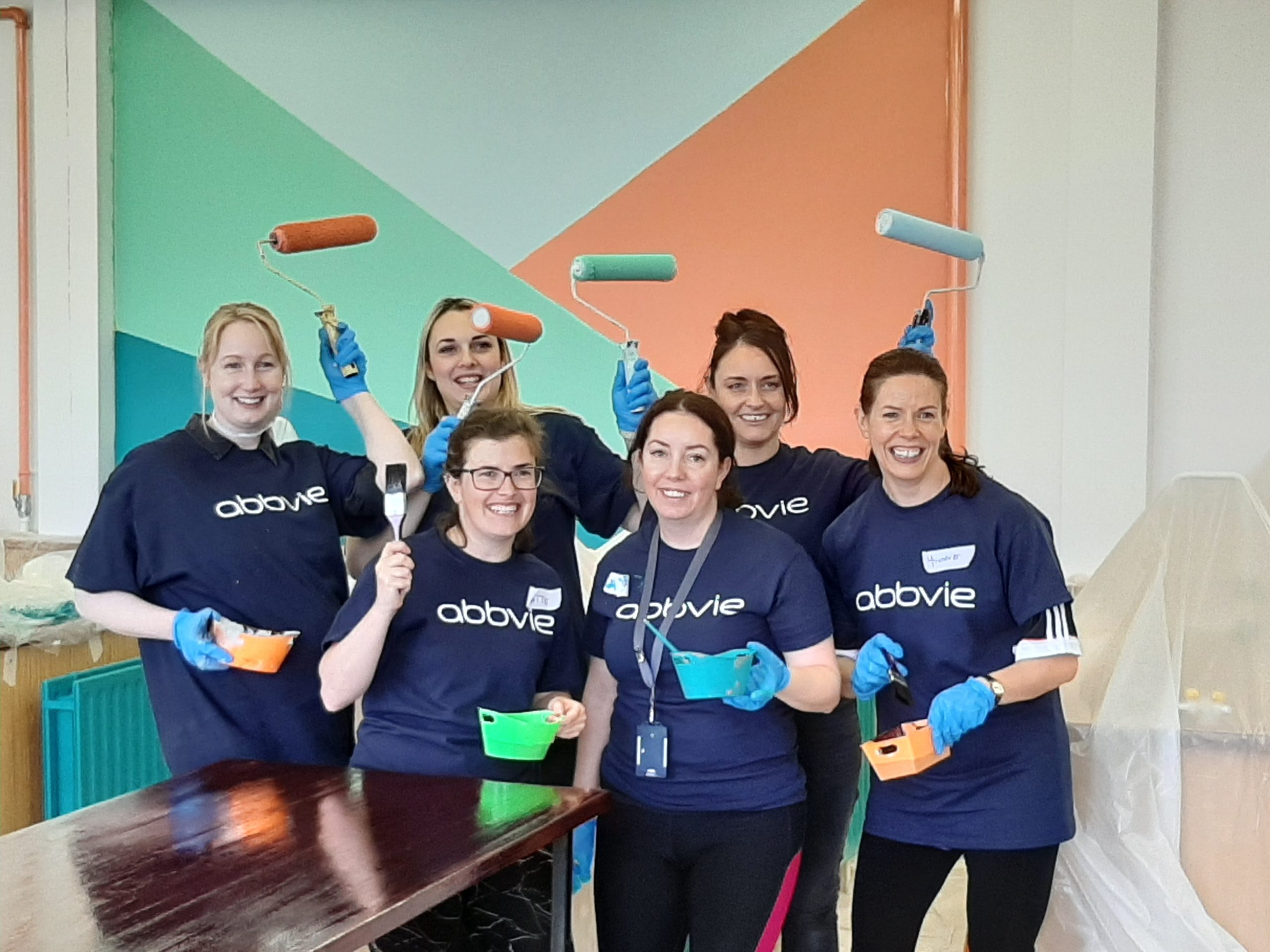 Team Impact Day – AbbVie at New Cross College, Finglas