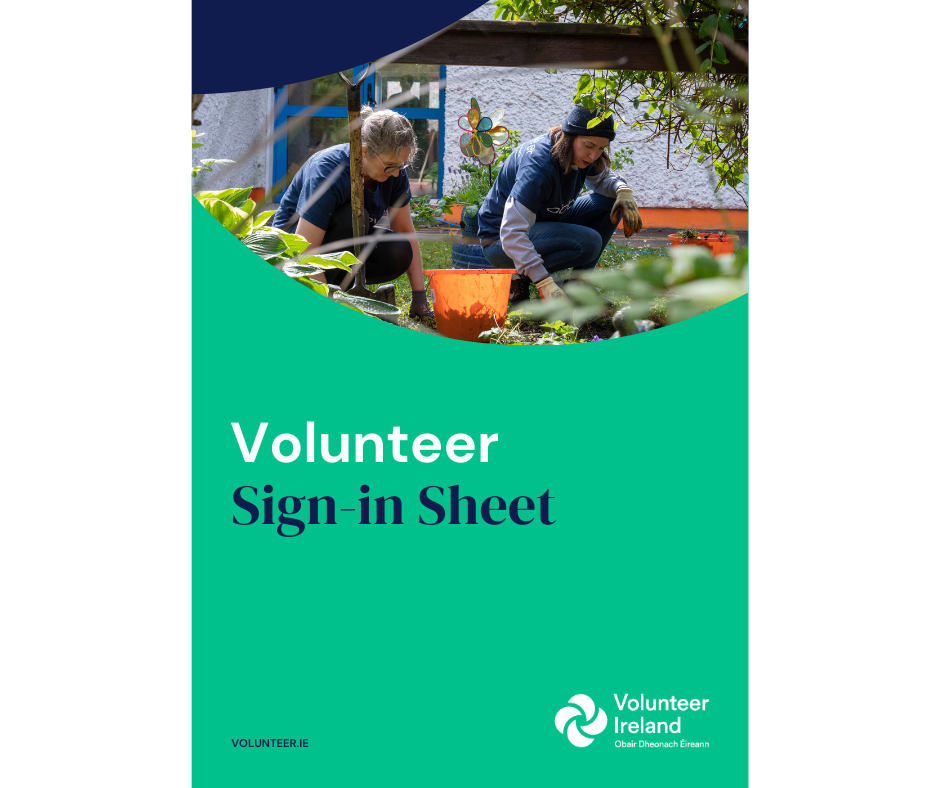 Volunteer Sign-in Sheet